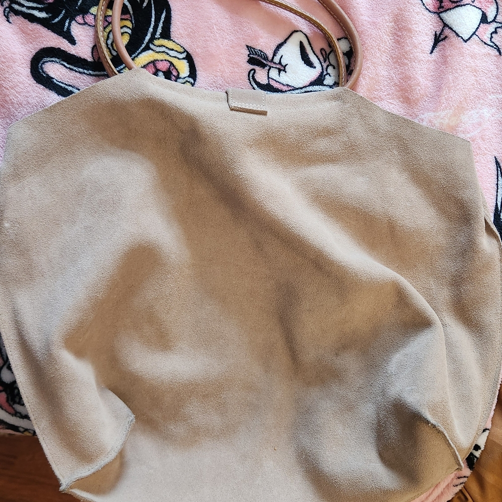 GAP Vintage Tan  Suede Women's Hobo Bag Y2K